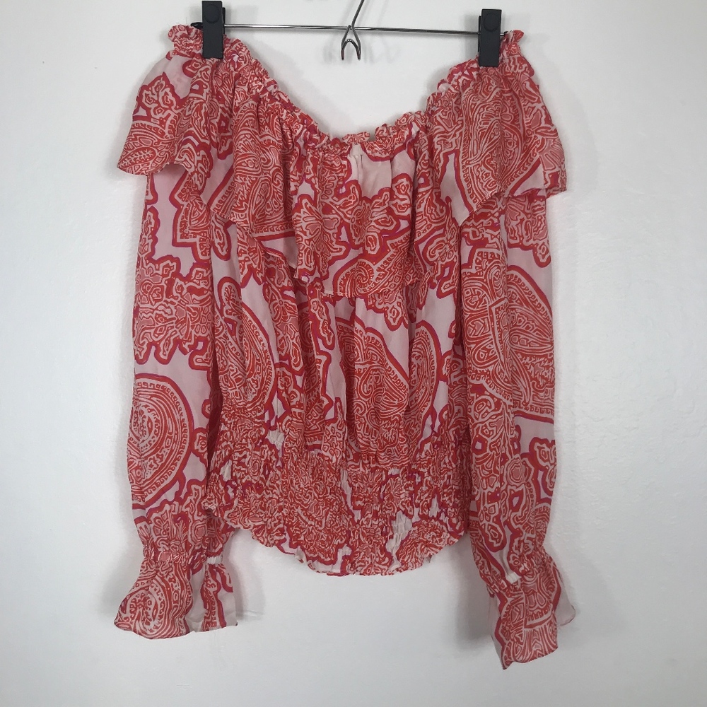 Michael Kors off the shoulder blouse